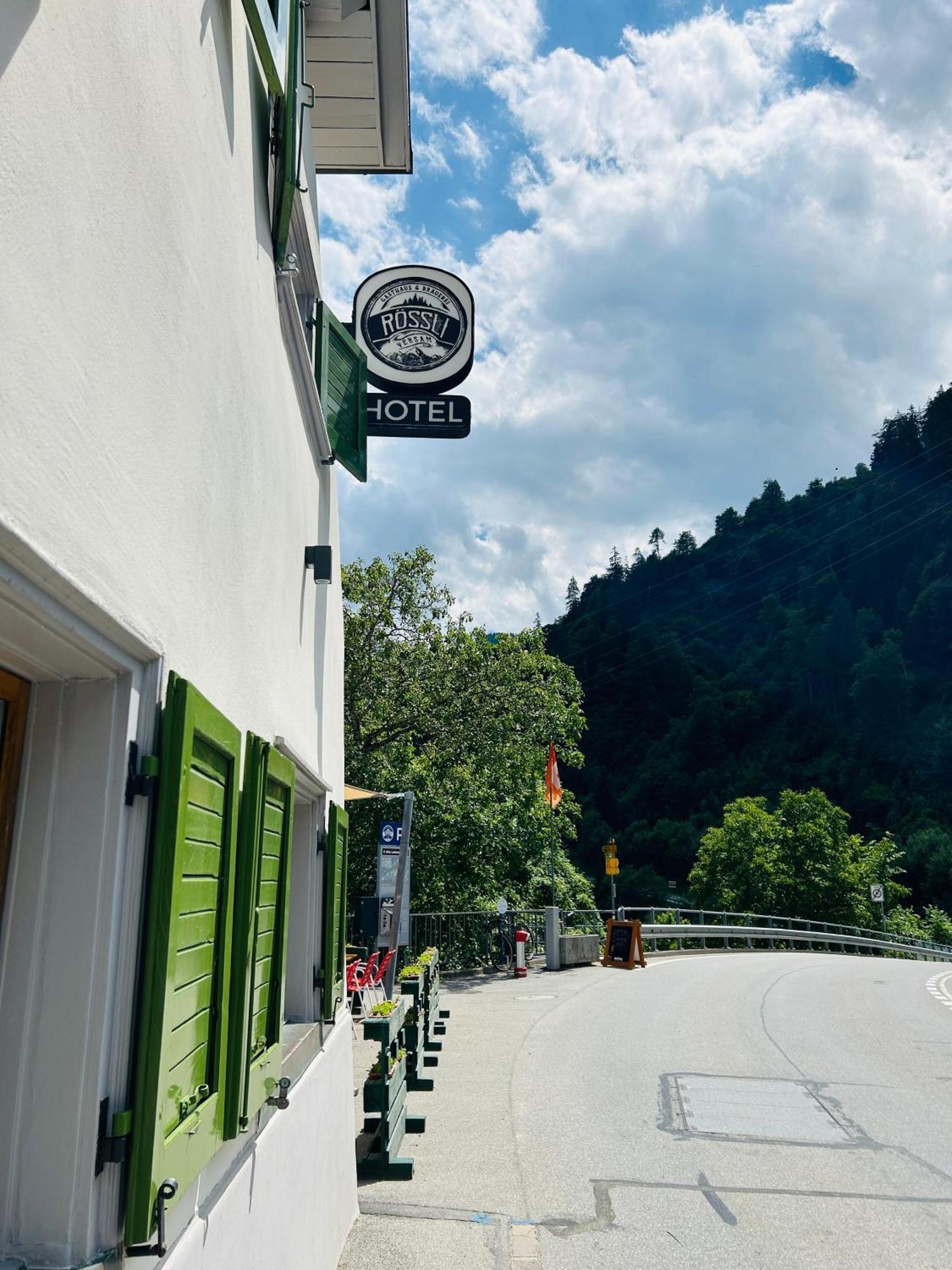 Gasthaus Rössli Versam Exterior foto